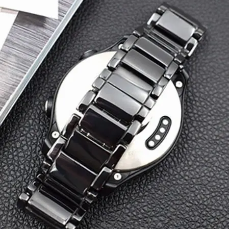 100% Full Ceramic 20-22mm Watch Band Straps For Huawei Watch 2 Wrist Bracelet For Samsung Gear S3 S2 Gear Sport Watchbands Blet
100% Full Ceramic 20-22mm Watch Band Straps For Huawei Watch 2 Wrist Bracelet For Samsung Gear S3 S2 Gear Sport Watchbands Blet