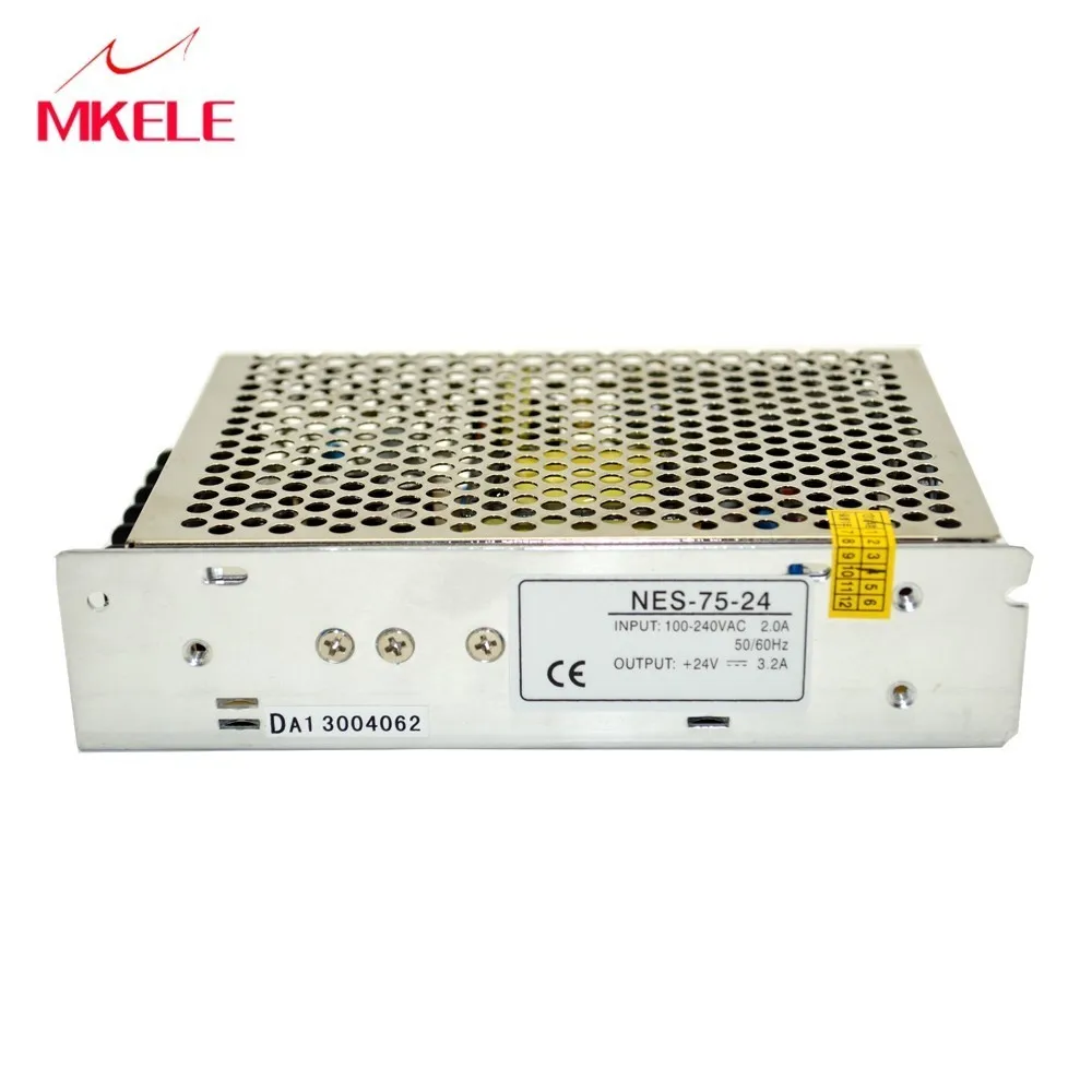Enkele Output Switch Mode Power Supply Voltage Converter Switching for Mechanical Mot NES-75 12 v 15 v 24 v
Enkele Output Switch Mode Power Supply Voltage Converter Switching for Mechanical Mot NES-75 12 v 15 v 24 v