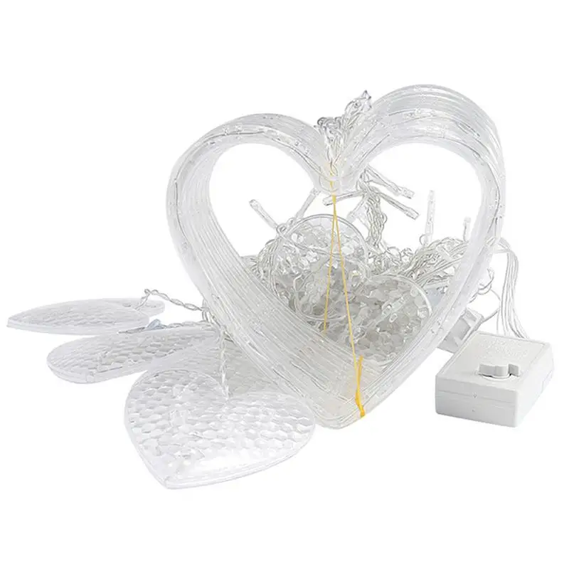 1PCS Heart-shaped LED String Lights Curtain String Light Christmas Wedding Party Decoration Led Fairy Light String 220V EU plug
1PCS Heart-shaped LED String Lights Curtain String Light Christmas Wedding Party Decoration Led Fairy Light String 220V EU plug