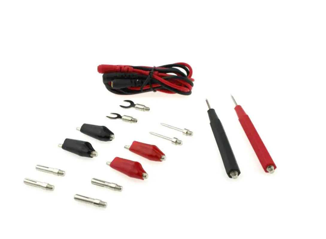 16pcs Multimeter Test Leads Multifunction Digital Probes Voltage Meter Cable Kit For Measurement Instruments Accessories
16pcs Multimeter Test Leads Multifunction Digital Probes Voltage Meter Cable Kit For Measurement Instruments Accessories