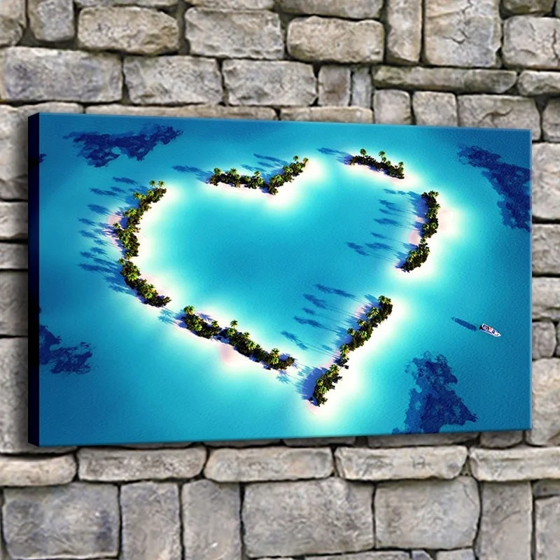 Canvas Wall Art Picture 1 Piece Love Heart Of The Sea HD Painting Modern Print Type Style Home Decor Romantic Blue Ocean Poster
Canvas Wall Art Picture 1 Piece Love Heart Of The Sea HD Painting Modern Print Type Style Home Decor Romantic Blue Ocean Poster