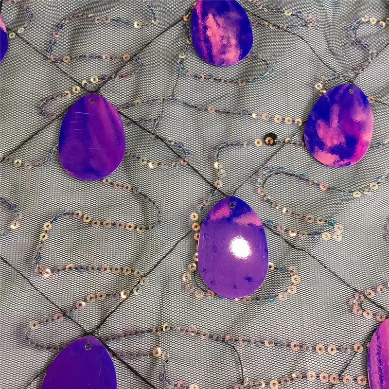 Latest colourful water shaped huge sequins design dress fabric ADP151,Free shipping graceful black color African tulle lace
Latest colourful water shaped huge sequins design dress fabric ADP151,Free shipping graceful black color African tulle lace