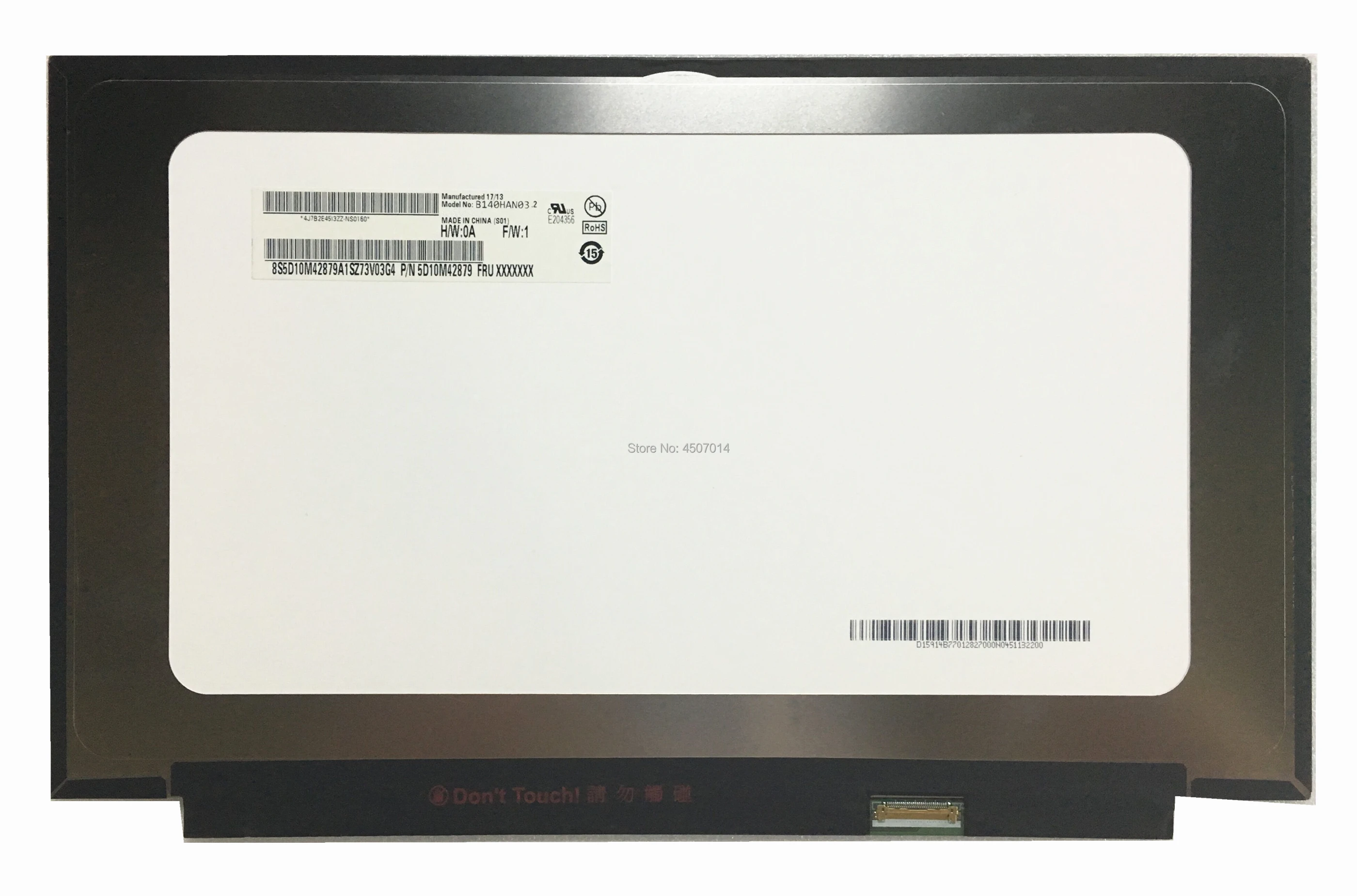Free Shipping 14.0''inch B140HAN03.2 Laptop Lcd Screen IPS 1920*1080 EDP 30 Pins
Free Shipping 14.0''inch B140HAN03.2 Laptop Lcd Screen IPS 1920*1080 EDP 30 Pins