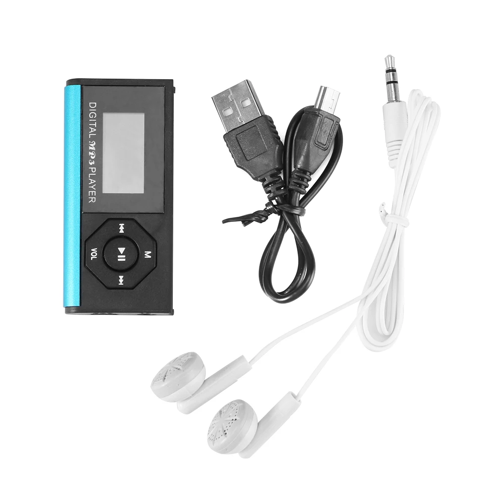 FORNORM цифровой компактный и портативный мини USB MP3 музыкальный медиаплеер с ЖК