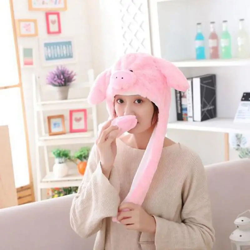 Pink Cute Cartoon Pig Shaped Headgear Adult Hat Fashion Soft Warm Plush Toy Christmas Halloween Birthday Cosplay Party Props
Pink Cute Cartoon Pig Shaped Headgear Adult Hat Fashion Soft Warm Plush Toy Christmas Halloween Birthday Cosplay Party Props