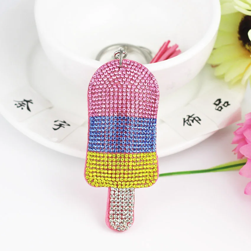 Kids Keychain Girl Rhinestone Cute Ice Cream Key Chain Bag Handbag Purse Charms Funny Pendant for Key Llaveros Mujer Porte Clef
Kids Keychain Girl Rhinestone Cute Ice Cream Key Chain Bag Handbag Purse Charms Funny Pendant for Key Llaveros Mujer Porte Clef