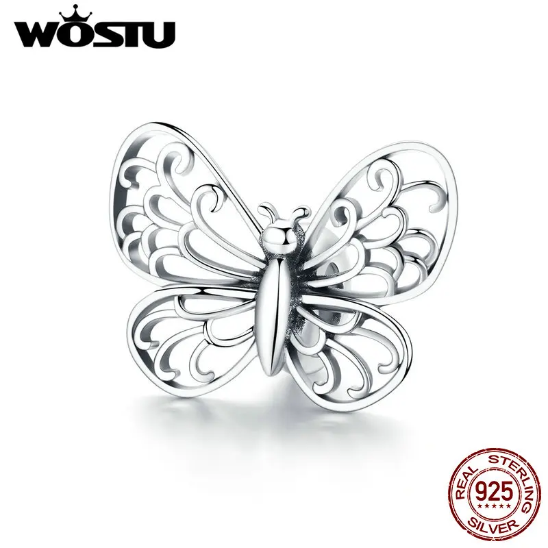 WOSTU Новый Модный кулон из стерлингового серебра 925 пробы с бусинами и бабочками, оригинальный браслет для женщин, ювелирные аксессуары CTC062
WOSTU Новый Модный кулон из стерлингового серебра 925 пробы с бусинами и бабочками, оригинальный браслет для женщин, ювелирные аксессуары CTC062