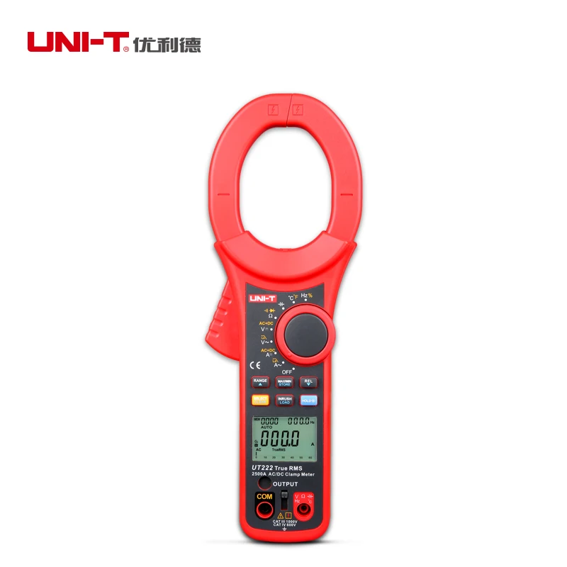 Цифровой клещи UNI T UT222 2500A истинный RMS резистор напряжения