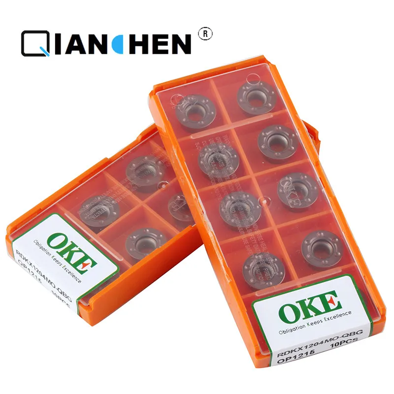Original quality OKE 10pcs/lot high precision high performance high strength CNC RDKX1204MO-QBG OP1215 industry carbide inserts
Original quality OKE 10pcs/lot high precision high performance high strength CNC RDKX1204MO-QBG OP1215 industry carbide inserts
