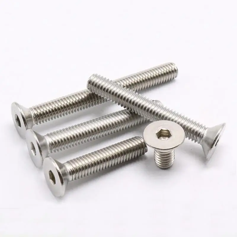 M3x 22-50mm 304 Stainless Steel Hexagon Socket Countersunk Head Screws DIN7991 Pitch 0.5mm
M3x 22-50mm 304 Stainless Steel Hexagon Socket Countersunk Head Screws DIN7991 Pitch 0.5mm