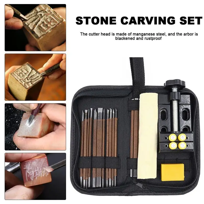 18PCS/Set Tungsten Steel Engraving Cutter Stone Wood Sculpture Chisel Tool Construction Tools
18PCS/Set Tungsten Steel Engraving Cutter Stone Wood Sculpture Chisel Tool Construction Tools