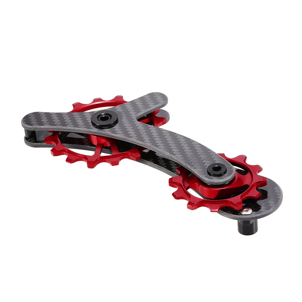 Lixada Bike Derailleur Pulley Carbon Fiber Bicycle Rear Jockey Wheel Set 16T+12T Ceramic Guide Roller Idler for
Lixada Bike Derailleur Pulley Carbon Fiber Bicycle Rear Jockey Wheel Set 16T+12T Ceramic Guide Roller Idler for