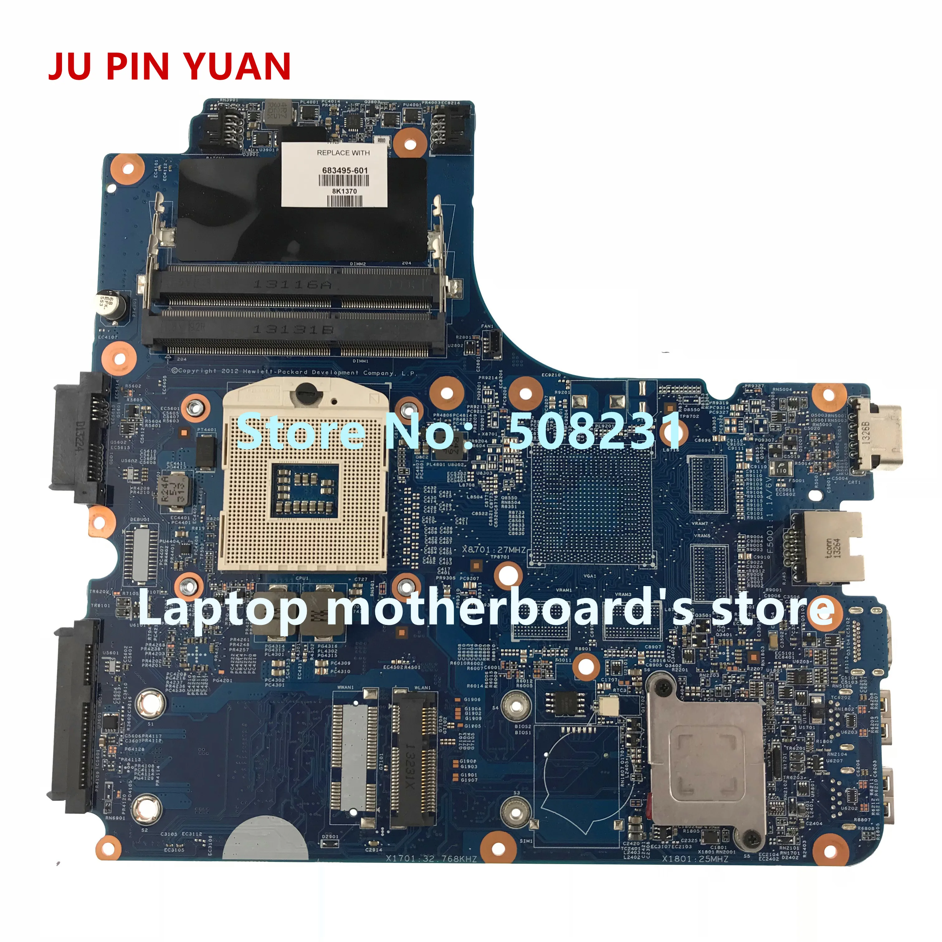 JU PIN YUAN 683495-501 683495-001 683495-601 материнская плата для ноутбука HP Probook 4440s 4540s материнская плата HM76 полностью протестирована
JU PIN YUAN 683495-501 683495-001 683495-601 материнская плата для ноутбука HP Probook 4440s 4540s материнская плата HM76 полностью протестирована