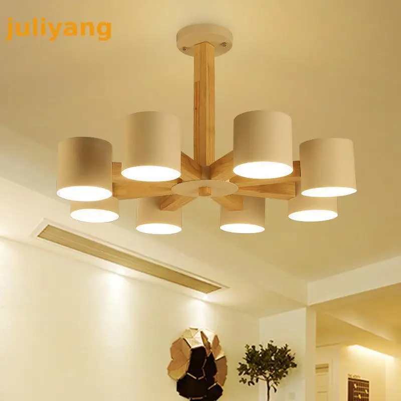 Nordic Solid Wood Chandelier E27 led light fixture for living room kitchen hotel home decoration Large Chandelier 220v 110v
Nordic Solid Wood Chandelier E27 led light fixture for living room kitchen hotel home decoration Large Chandelier 220v 110v