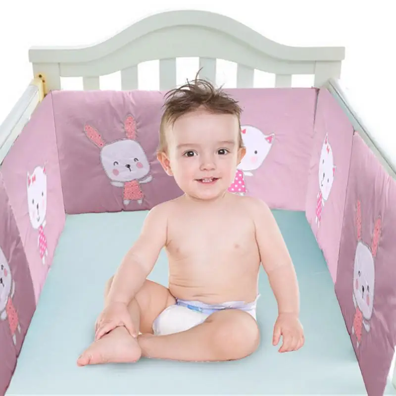 New Comfortable Baby Bed Bumper Cartoon Bumpers For Baby Bed Crib Cotton Infant Bumper Breathable Bedding Set
New Comfortable Baby Bed Bumper Cartoon Bumpers For Baby Bed Crib Cotton Infant Bumper Breathable Bedding Set