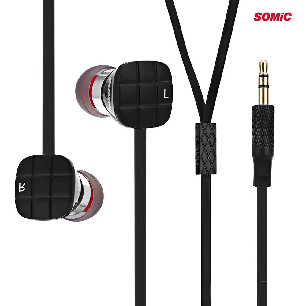 Somic L1 наушники Портативный 3 5 мм Jack бас стерео Hi-Fi наушники-вкладыши Наушники