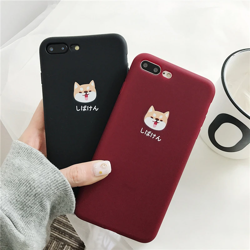 Mzxtby милые Шиба ину собака чехол для XS Max/XR/iPhoneX 6s 7 8 плюс ТПУ Мягкий в виде ракушки