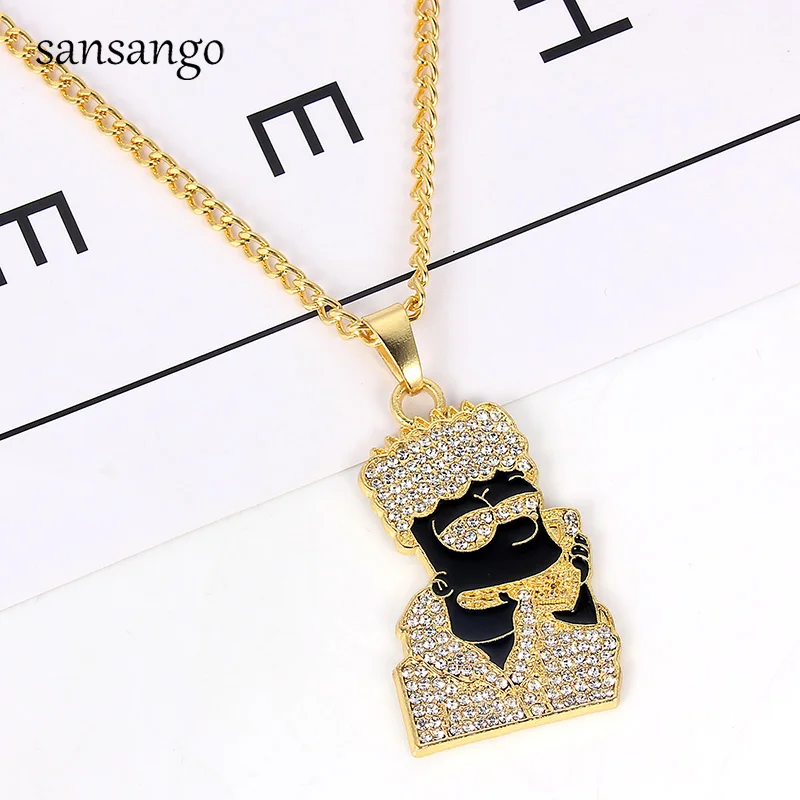 Gold Color Cartoon Simpson Pendant Necklace For Kids Children Fashion Jewelry Gift Fit Birthday Gift Family Gathering
Gold Color Cartoon Simpson Pendant Necklace For Kids Children Fashion Jewelry Gift Fit Birthday Gift Family Gathering