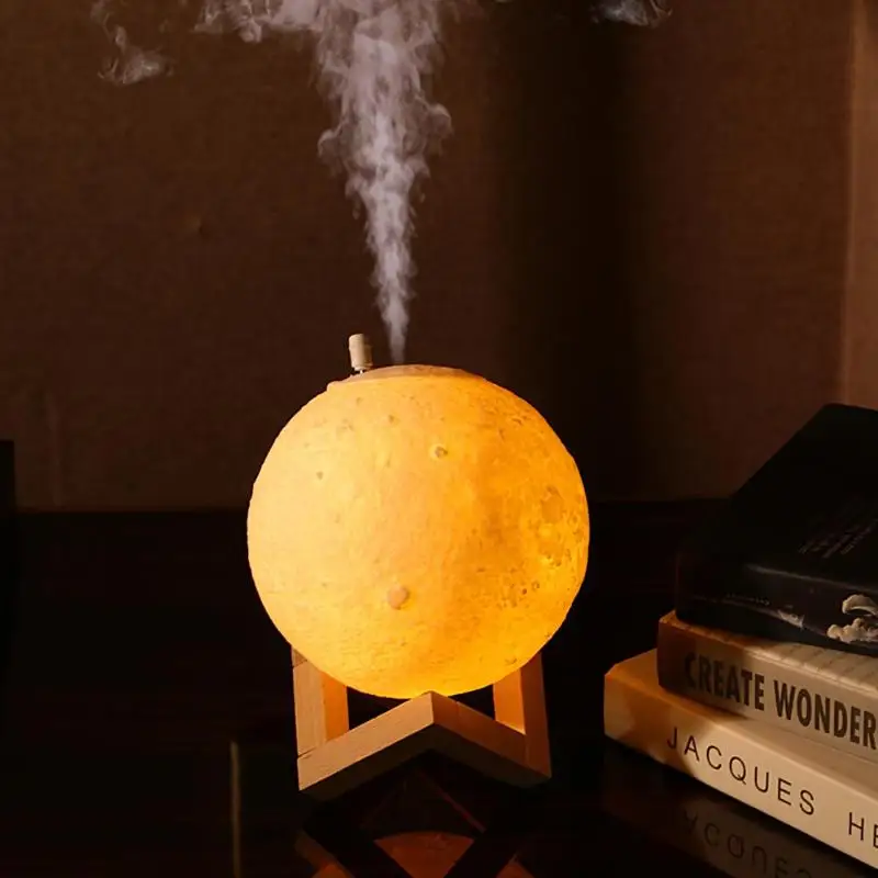 880ML Air Humidifier 3D Moon Lamp light Diffuser Aroma Essential Oil USB Ultrasonic Humidificador Night Light Cool Mist Purifier
880ML Air Humidifier 3D Moon Lamp light Diffuser Aroma Essential Oil USB Ultrasonic Humidificador Night Light Cool Mist Purifier