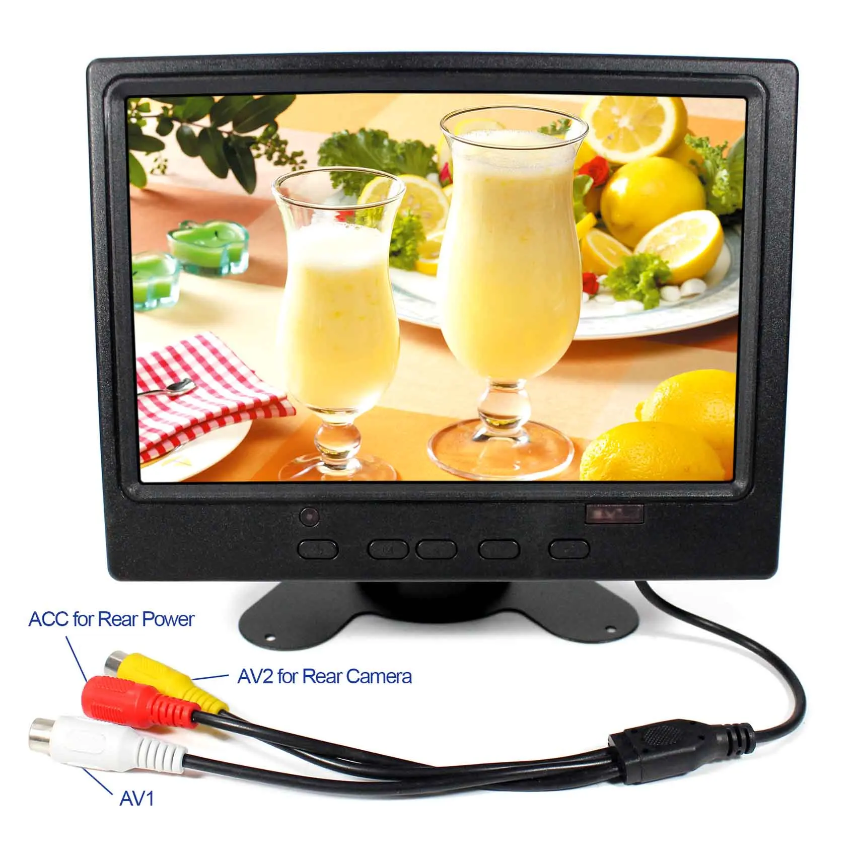 7" IPS LCD 1280x800 screen monitor with H D MI VGA AV input (Reversing function), frame case, Remote Control,power adapter
7" IPS LCD 1280x800 screen monitor with H D MI VGA AV input (Reversing function), frame case, Remote Control,power adapter