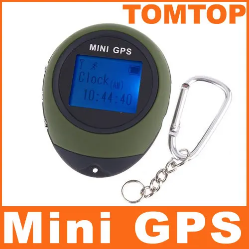 Портативный мини брелок с GPS ручная навигация USB зарядка локатор трекер компасом