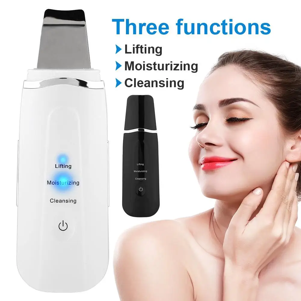 Ultrasonic Vibration Skin Scrubber Electric Deep Cleansing Spatula Blackhead Grease Removal Face Care Tools
Ultrasonic Vibration Skin Scrubber Electric Deep Cleansing Spatula Blackhead Grease Removal Face Care Tools