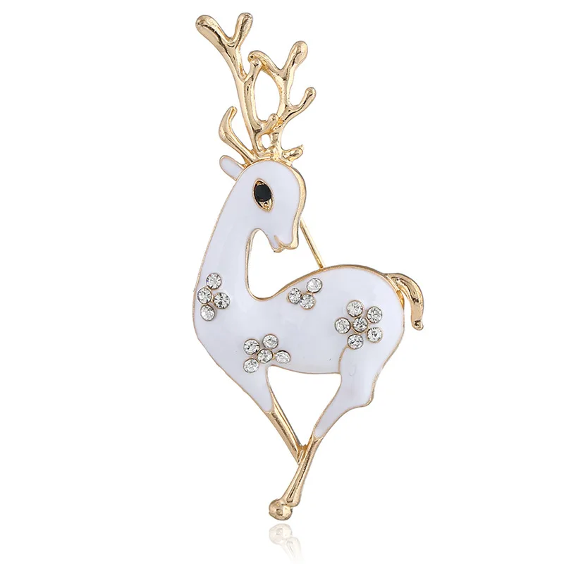 European and American popular oil-dripping animals dress Christmas fawn high-grade brooch
European and American popular oil-dripping animals dress Christmas fawn high-grade brooch