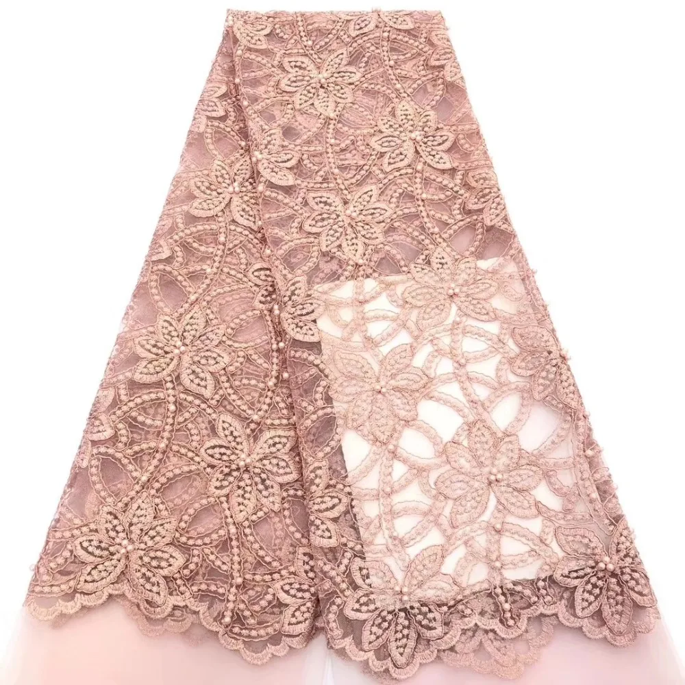 High quality African lace fabrics 2019 embroidered beaded Nigerian laces fabric bridal french net tulle lace for wedding party
High quality African lace fabrics 2019 embroidered beaded Nigerian laces fabric bridal french net tulle lace for wedding party