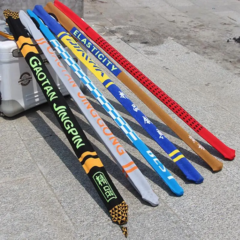 1pcs High Elastic Nylon Fishing Rod Protection Bag Rod Telescopic Pole Cover Bag Print Thicken Fishing Bags Fishing Ornaments
1pcs High Elastic Nylon Fishing Rod Protection Bag Rod Telescopic Pole Cover Bag Print Thicken Fishing Bags Fishing Ornaments