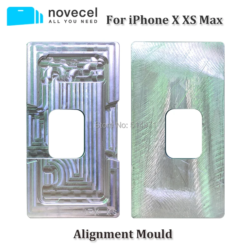 Фото Novecel 1 шт. высокоточная алюминиевая форма для выравнивания iPhone X XR XS Max ЖК экран и