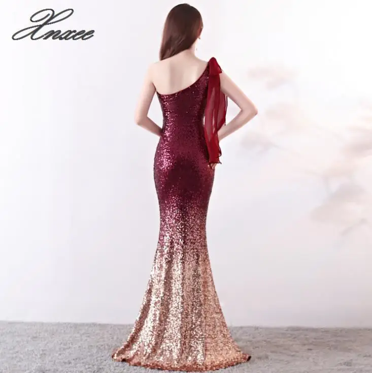 SVKSBEVS Sexy One Shoulder 2020 Party Sequined Mermaid Long Dresses Elegant Gradient Color Backless Maxi Dress
SVKSBEVS Sexy One Shoulder 2020 Party Sequined Mermaid Long Dresses Elegant Gradient Color Backless Maxi Dress