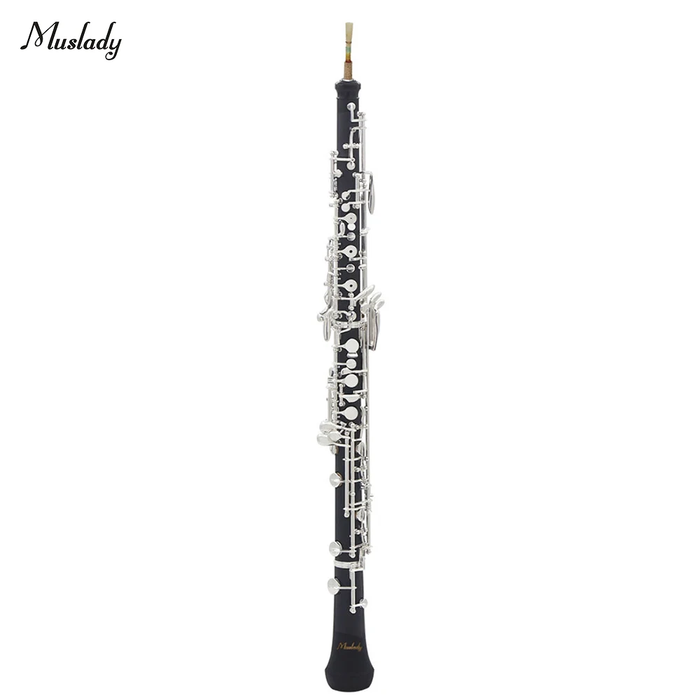 Muslady Профессиональный C ключевой гобой инструмент для деревообработки с Oboe Reed