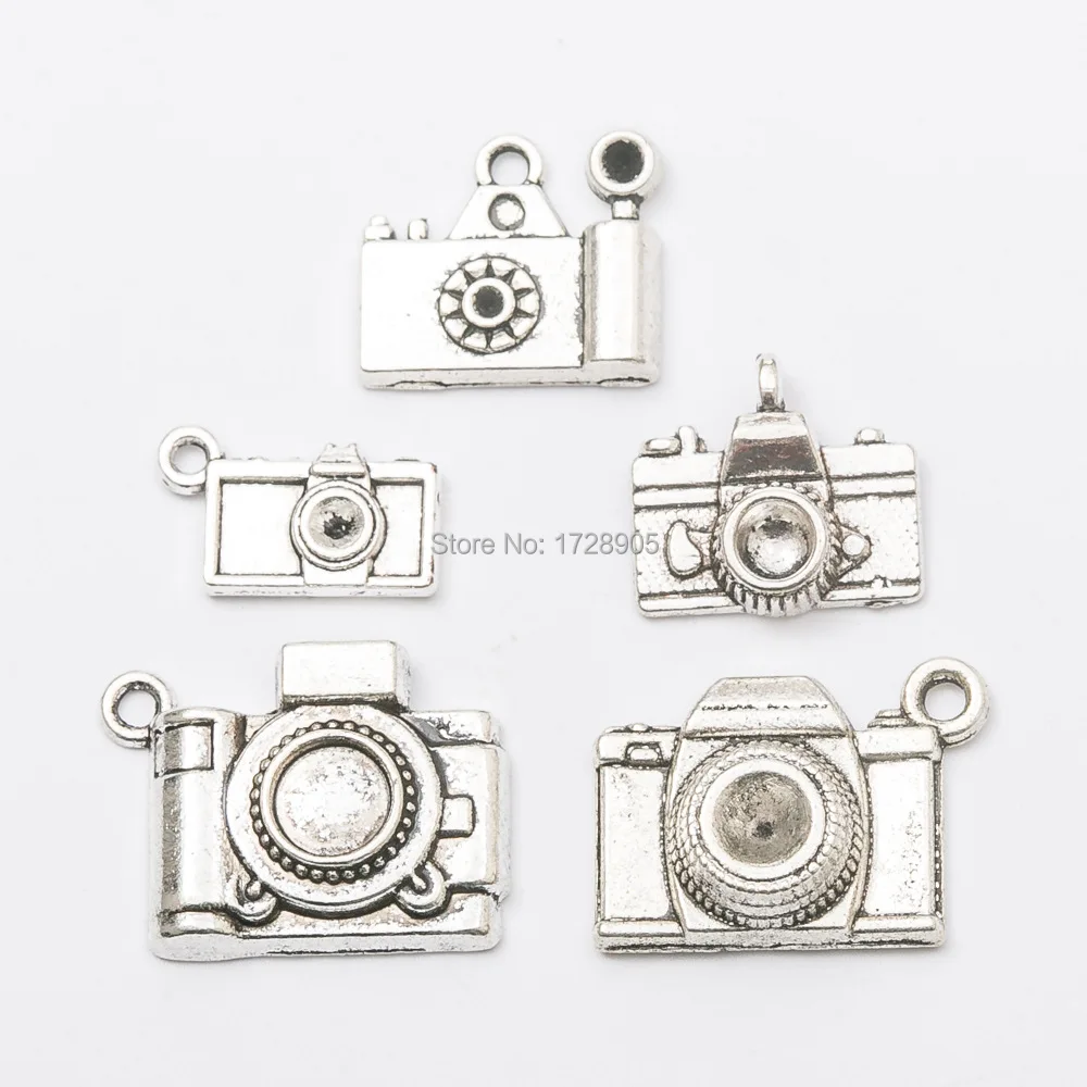 Silver Charms Camera 10 pcs 22 mm 16 mm handmade Craft pendant making fit Vintage Tibetan silver DIY for bracelet necklace
Silver Charms Camera 10 pcs 22 mm 16 mm handmade Craft pendant making fit Vintage Tibetan silver DIY for bracelet necklace