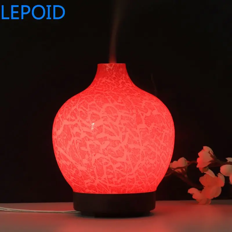 LEPOID 3D стеклянная Ароматерапия Увлажнитель Воздуха Starburst эфирное масло диффузор