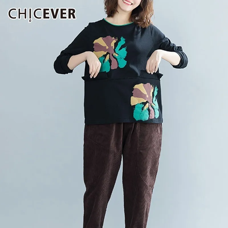 Свитшот CHICEVER женский с круглым вырезом, свободная кофта оверсайз с длинным рукавом, повседневная одежда, весна 2020
Свитшот CHICEVER женский с круглым вырезом, свободная кофта оверсайз с длинным рукавом, повседневная одежда, весна 2020