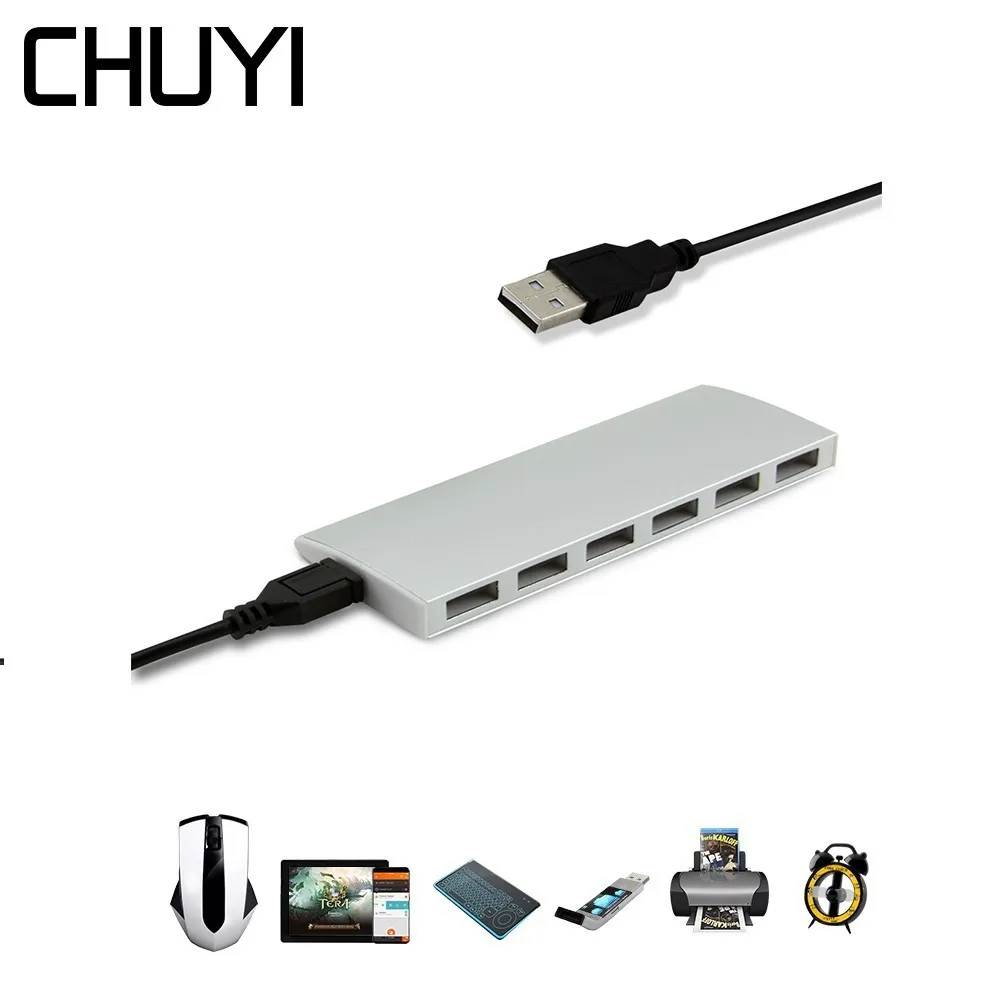 Ультратонкий портативный Разветвитель USB 2,0 на 7 портов для Macbook Pro, аксессуары для ноутбуков и планшетов
Ультратонкий портативный Разветвитель USB 2,0 на 7 портов для Macbook Pro, аксессуары для ноутбуков и планшетов