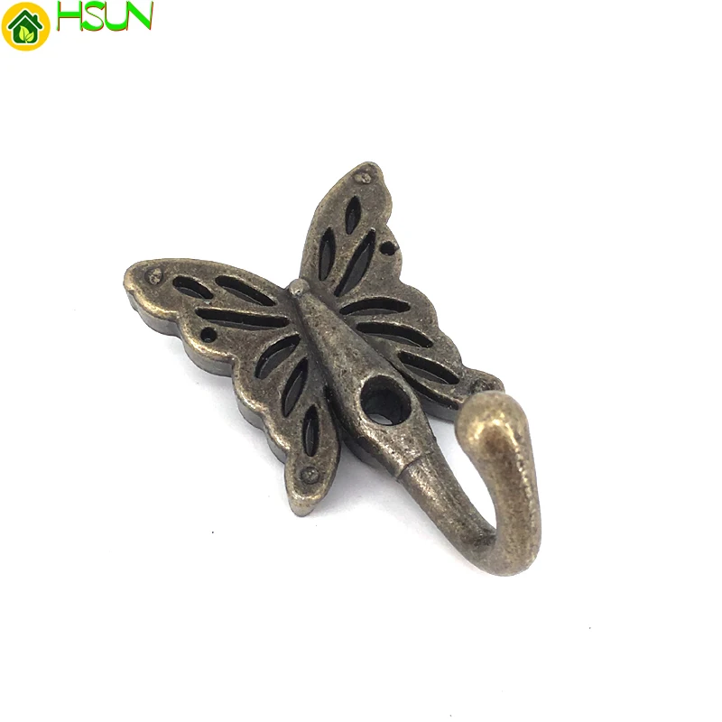 5PCS 35*56MM Vintage Bronze decoration coat hooks Butterfly metal hook wall storage towel hat Bag hanger 
5PCS 35*56MM Vintage Bronze decoration coat hooks Butterfly metal hook wall storage towel hat Bag hanger