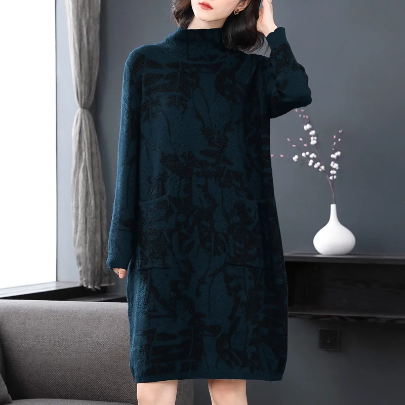 2018 Autumn New Pattern Europe Station Will Code Fashion High Lead Easy Long Fund Rendering Knitting Dress
2018 Autumn New Pattern Europe Station Will Code Fashion High Lead Easy Long Fund Rendering Knitting Dress