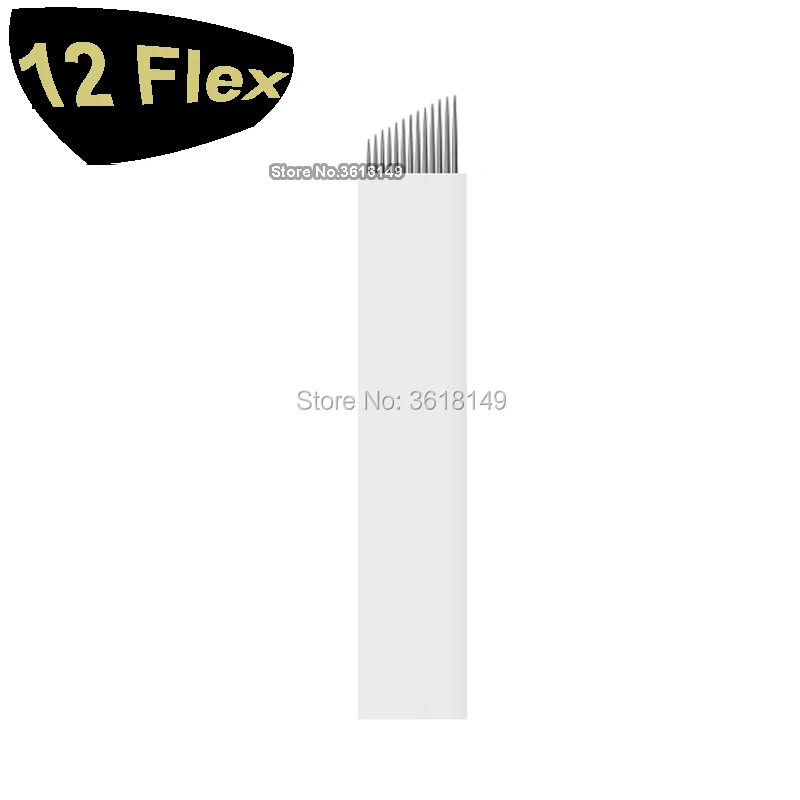 50pcs 12 Flex Microblading Needles Permenent Makeup Pins Tattoo Needle Lamina Agulhas Tebori Agujas Blade for Manual Eyebrow Pen
50pcs 12 Flex Microblading Needles Permenent Makeup Pins Tattoo Needle Lamina Agulhas Tebori Agujas Blade for Manual Eyebrow Pen