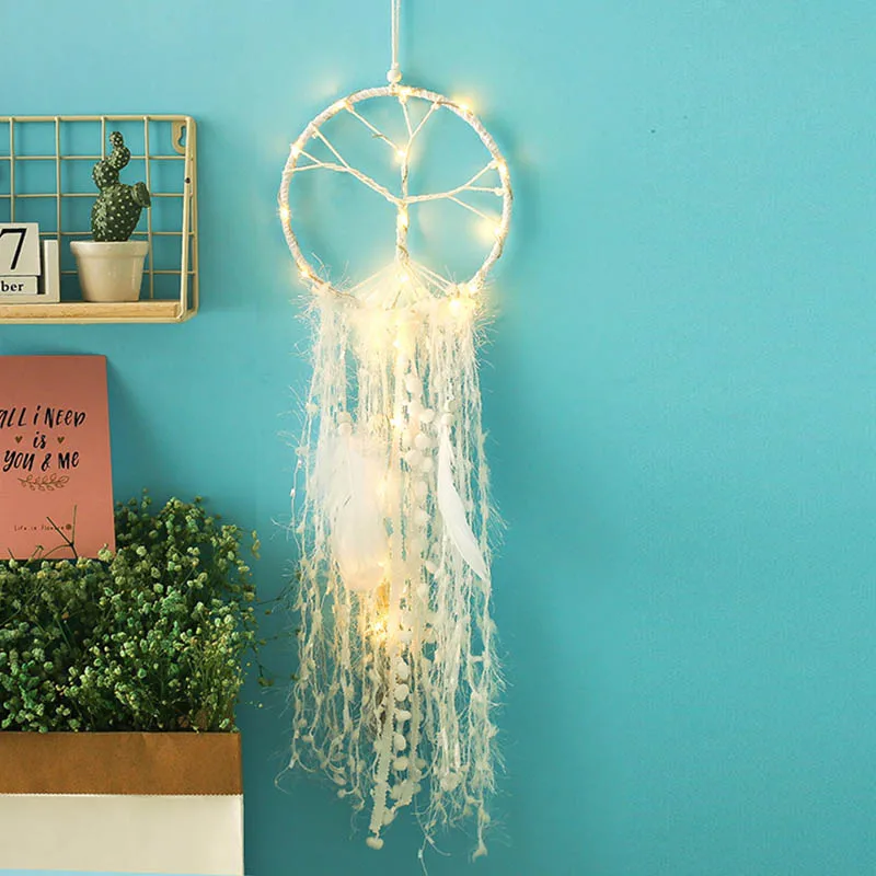 Small night light wishing tree dream catcher soft sister room decoration air lighting hanging decoration birthday gifts
Small night light wishing tree dream catcher soft sister room decoration air lighting hanging decoration birthday gifts