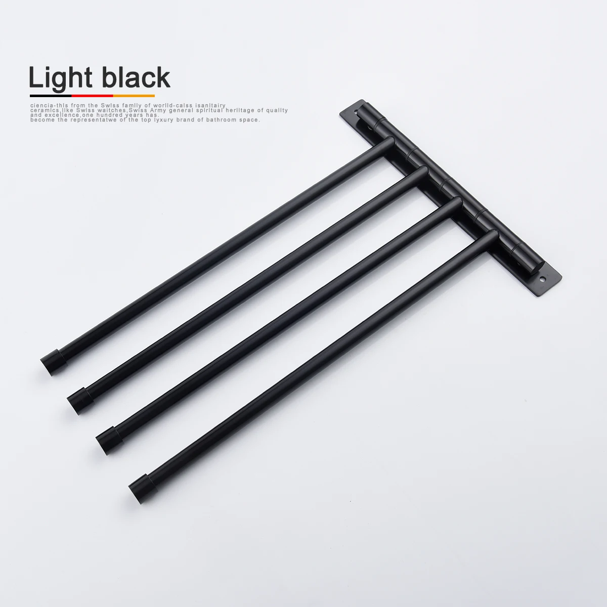 Free Shipping Light black Stainless Steel Self Adhesive Swivel towel Bar Bathroom Towel Rack Swing Hanger Holder Save Space
Free Shipping Light black Stainless Steel Self Adhesive Swivel towel Bar Bathroom Towel Rack Swing Hanger Holder Save Space