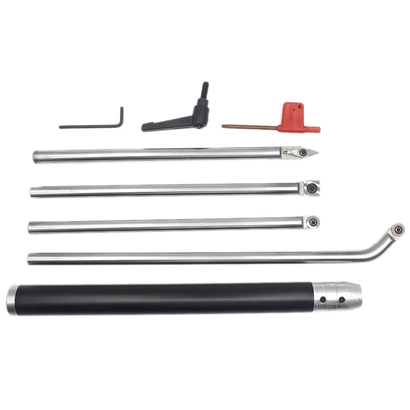 Hot Wood Turning Tool Set Carbide Tipped Lathe Finisher/Rougher/Detailer/Hollower Tool Set(4pcs Bar+1pcs Handle)With Round/Squ
Hot Wood Turning Tool Set Carbide Tipped Lathe Finisher/Rougher/Detailer/Hollower Tool Set(4pcs Bar+1pcs Handle)With Round/Squ
