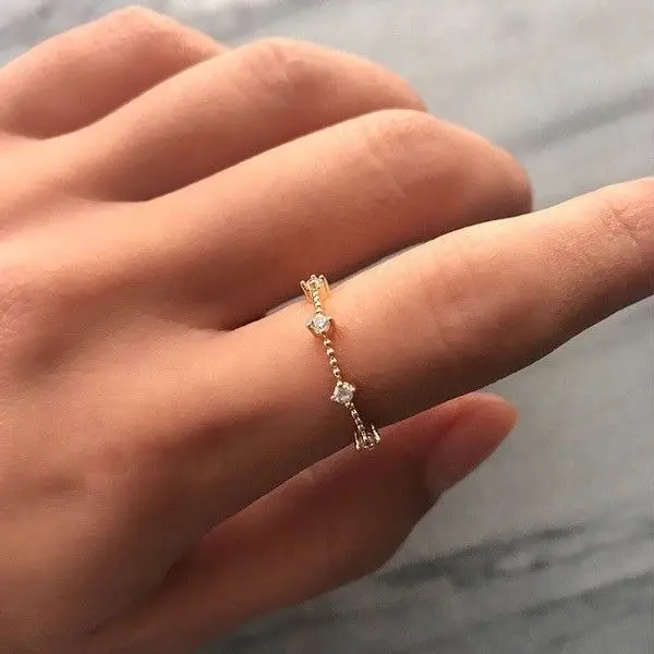 Exquisite Simple Small Tiny Thin Tail Ring Jewelry Wedding Promise Engagement Ring Band Ladies Gifts
Exquisite Simple Small Tiny Thin Tail Ring Jewelry Wedding Promise Engagement Ring Band Ladies Gifts