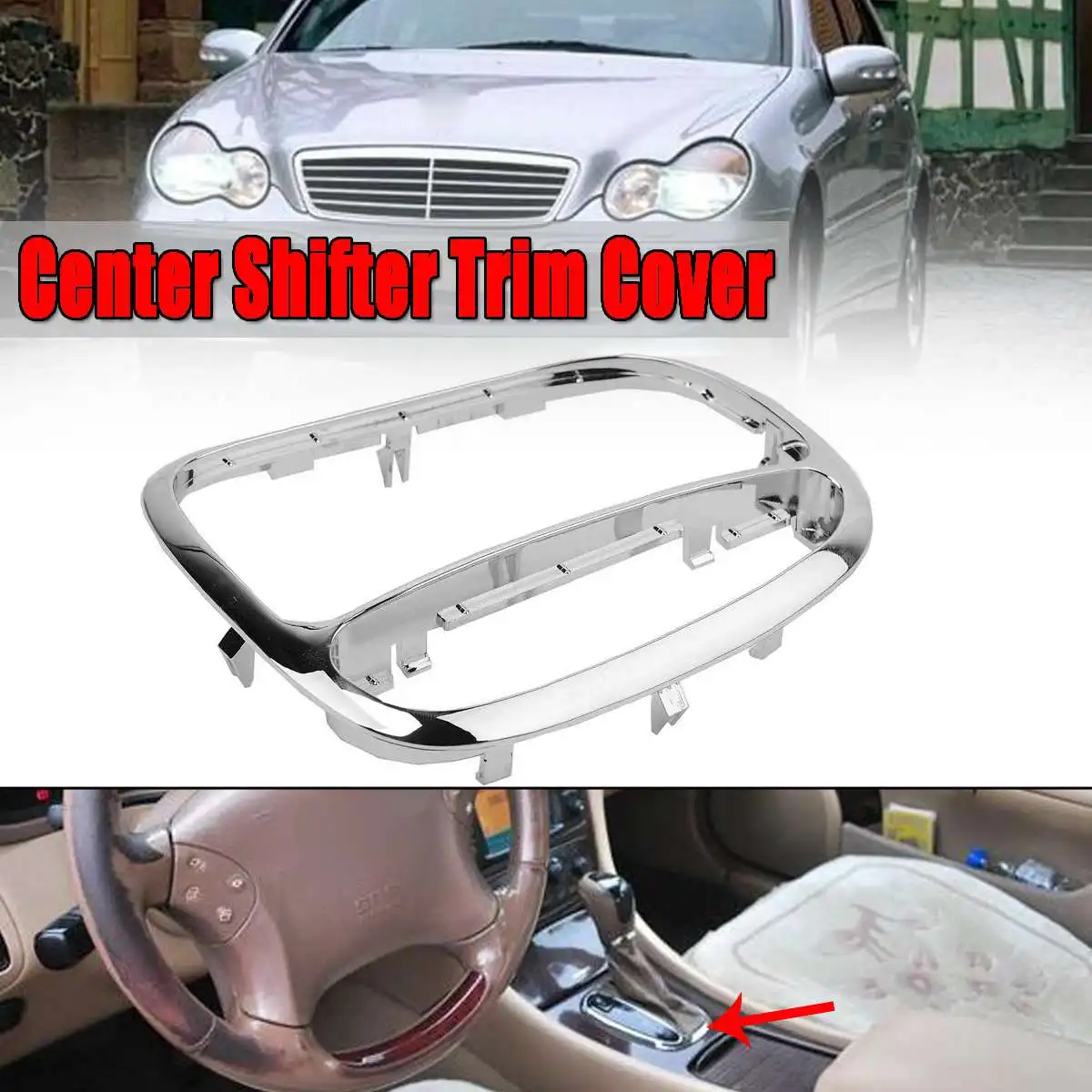 1x Car Center Gear Shifter Panel Decorative Trim Cover Bezel Fit For MERCEDES For Benz C Class W203 C230 C240 C320 D106 4Dr/2Dr
1x Car Center Gear Shifter Panel Decorative Trim Cover Bezel Fit For MERCEDES For Benz C Class W203 C230 C240 C320 D106 4Dr/2Dr