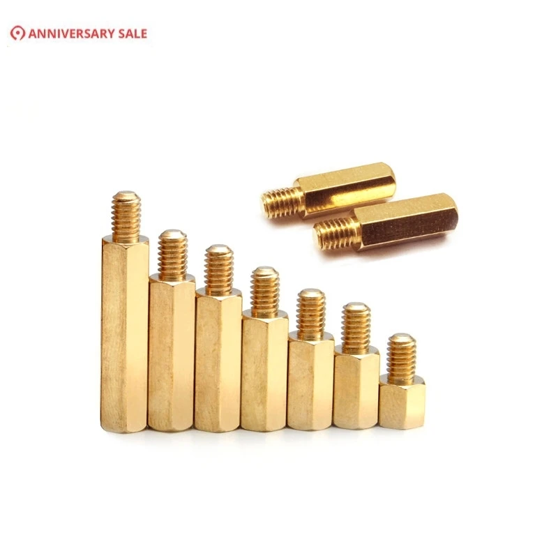100pcs 3mm Thread M3 Hex Brass Standoff Spacer Male To Female Spacing Screws Pillar M3*4/5/6/7/8/9/10/11/12/13/14/16+4mm
100pcs 3mm Thread M3 Hex Brass Standoff Spacer Male To Female Spacing Screws Pillar M3*4/5/6/7/8/9/10/11/12/13/14/16+4mm