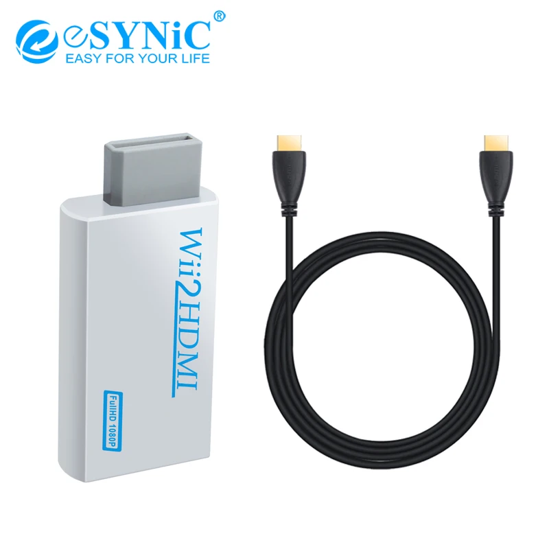 ESYNiC для Nintendo Wii конвертер Wii в HDMI-совместимый WII 2HDMI 720P/1080P видео конвертер адаптер HD HDTV + 3,5 мм аудио адаптер
ESYNiC для Nintendo Wii конвертер Wii в HDMI-совместимый WII 2HDMI 720P/1080P видео конвертер адаптер HD HDTV + 3,5 мм аудио адаптер