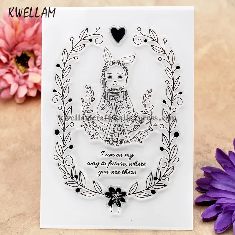 Альбом для фотографий сделай сам резиновая Фотокарточка 10x15 см KW8012049|clear stamps|rubber