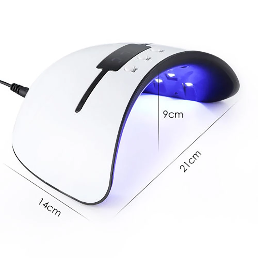 White Nail UV Lamp 36W LED Lamp Nail Dryer LCD Display for Manicure Drying Gel Nail Polish Manicure Tools
White Nail UV Lamp 36W LED Lamp Nail Dryer LCD Display for Manicure Drying Gel Nail Polish Manicure Tools