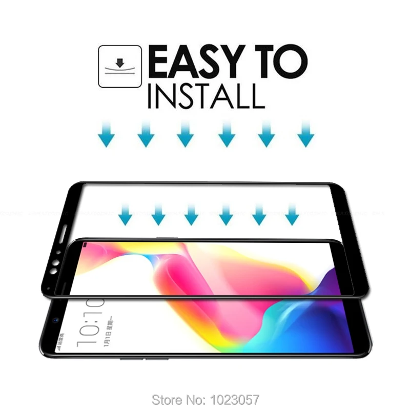 2.5D 9H Tempered Glass Full Cover For Samsung Galaxy A6S 6.0inch Screen Protector Film SM-G6200 | Мобильные телефоны и