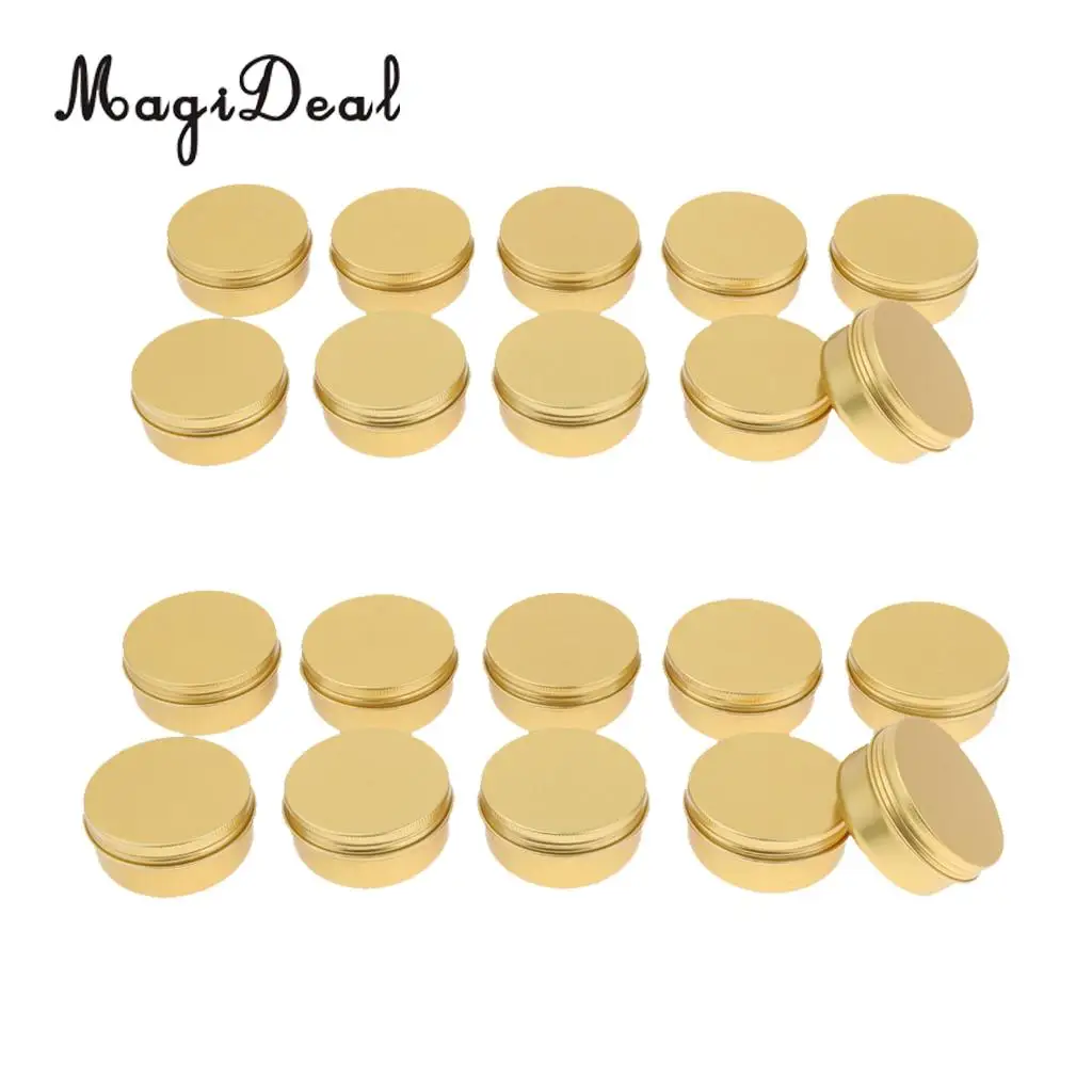 20x Gold Metal Screw Cap Cosmetic Makeup Cream Empty Lip Balm Candles Container Jars Box Cases 50g 30g
20x Gold Metal Screw Cap Cosmetic Makeup Cream Empty Lip Balm Candles Container Jars Box Cases 50g 30g